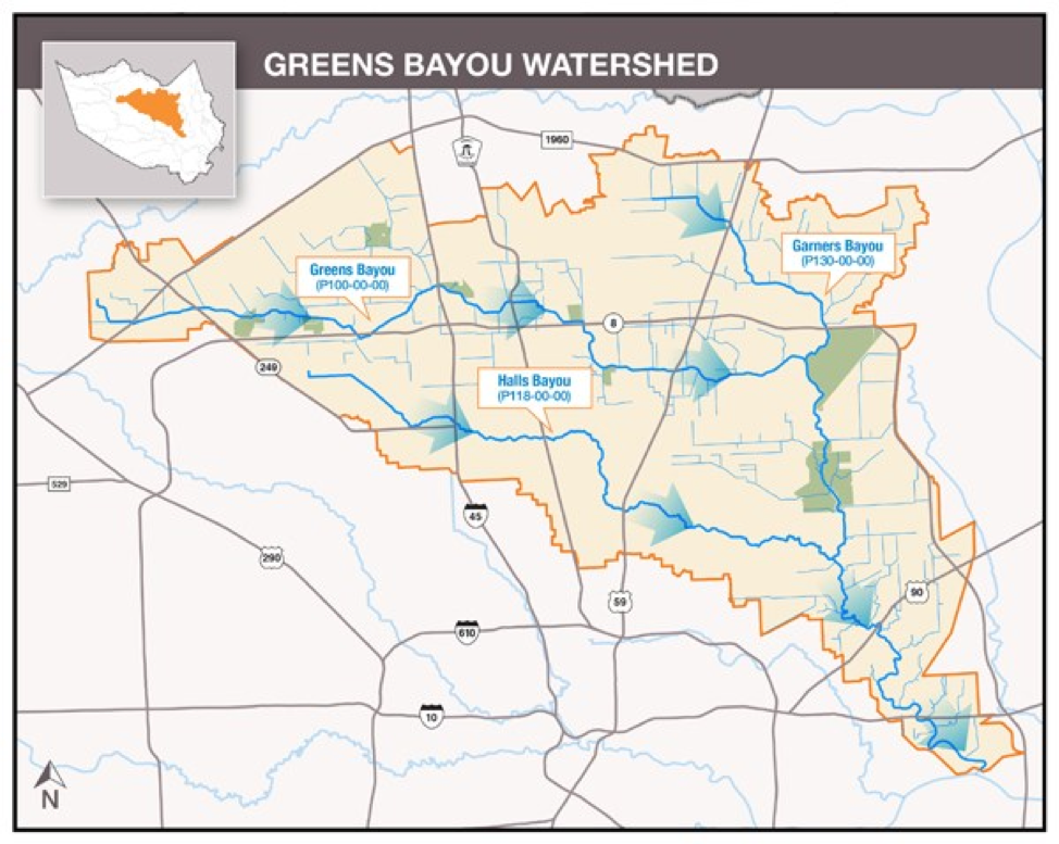 Land Acquisition and Restoration Projects in the Greens Bayou Watershed